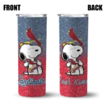 customized st louis cardinals snoopy attitude red skinny tumbler best selling.webp