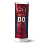 customized st louis cardinals stacked diamond red skinny tumbler best selling.webp