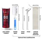 customized st louis cardinals stacked diamond red skinny tumbler best selling.webp