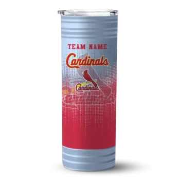 customized st louis cardinals swirl texture red skinny tumbler best selling.webp
