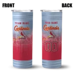 customized st louis cardinals swirl texture red skinny tumbler best selling.webp