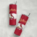 customized st louis cardinals torn band red white skinny tumbler best selling.webp