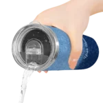 customized tampa bay rays sparkle lips navy skinny tumbler best selling.webp