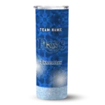 customized tampa bay rays starburst tiles navy skinny tumbler best selling.webp