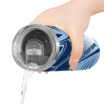 customized tampa bay rays web stripes navy white skinny tumbler best selling.webp