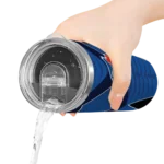 customized toronto blue jays camo texture blue skinny tumbler best selling.webp