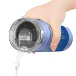 customized toronto blue jays swirl texture blue skinny tumbler best selling.webp