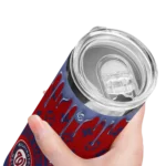 customized washington nationals camo streak red skinny tumbler best selling.webp
