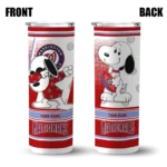 customized washington nationals snoopy dog red white skinny tumbler best selling.webp