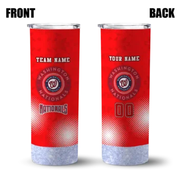 customized washington nationals starburst tiles red skinny tumbler fashion forward.webp