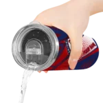 customized washington nationals web stripes red white skinny tumbler best selling.webp