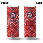 customized washington nationals zipper leopard red skinny tumbler best selling.webp