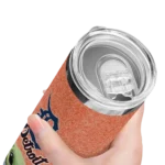 detroit tigers yoda smile navy skinny tumbler best selling.webp