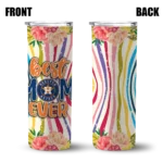 houston astros flower cluster skinny tumbler best selling 3.webp