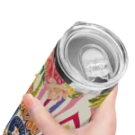 houston astros flower cluster skinny tumbler best selling 3.webp