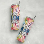 kansas city royals flower cluster skinny tumbler best selling 2.webp