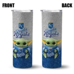 kansas city royals yoda smile royal blue skinny tumbler best selling.webp