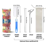 los angeles dodgers flower cluster skinny tumbler best selling 4.webp