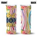 milwaukee brewers flower cluster skinny tumbler best selling 5.webp