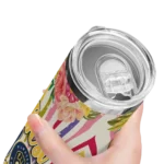 milwaukee brewers flower cluster skinny tumbler best selling 5.webp