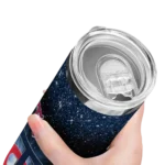 minnesota twins radiant glitter navy skinny tumbler best selling.webp