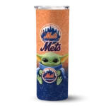 new york mets yoda smile blue skinny tumbler best selling.webp