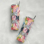 new york yankees flower cluster skinny tumbler best selling 1.webp