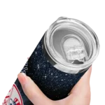 new york yankees radiant glitter navy skinny tumbler best selling.webp