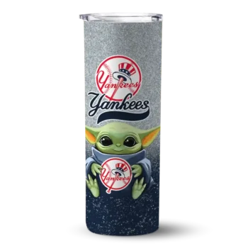 new york yankees yoda smile navy skinny tumbler best selling.webp