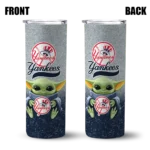 new york yankees yoda smile navy skinny tumbler best selling.webp
