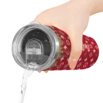 personalized arizona diamondbacks camo streak red skinny tumbler best selling.webp