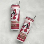 personalized arizona diamondbacks snoopy dog red white skinny tumbler best selling.webp