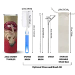 personalized arizona diamondbacks sparkle lips red skinny tumbler best selling.webp