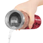 personalized arizona diamondbacks spiral burst print red skinny tumbler best selling 1.webp