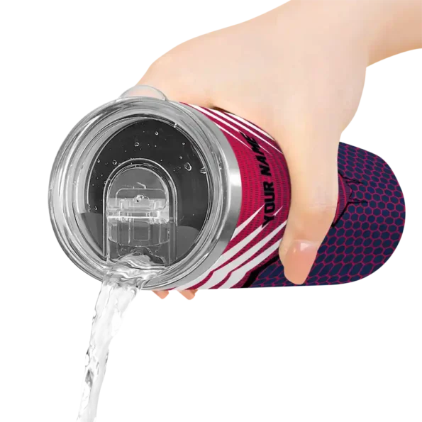 personalized atlanta braves chevron stripes navy skinny tumbler latest model.webp