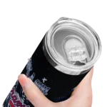 personalized atlanta braves rose romance navy black skinny tumbler best selling.webp