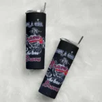 personalized atlanta braves rose romance navy black skinny tumbler best selling.webp
