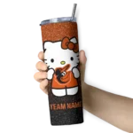 personalized baltimore orioles hello kitty orange black skinny tumbler best selling.webp