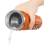 personalized baltimore orioles monogram burst orange white skinny tumbler best selling 1.webp