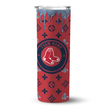 personalized boston red sox camo streak red skinny tumbler best selling 1.webp