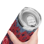 personalized boston red sox camo streak red skinny tumbler best selling 1.webp