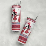 personalized boston red sox snoopy dog red white skinny tumbler best selling.webp
