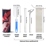 personalized boston red sox web stripes red white skinny tumbler best selling 3.webp