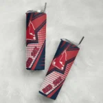 personalized boston red sox web stripes red white skinny tumbler best selling 3.webp
