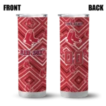 personalized boston red sox zipper leopard red skinny tumbler best selling 1.webp