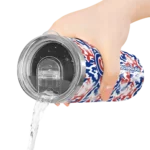 personalized chicago cubs claw marks blue white skinny tumbler best selling 1.webp