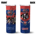 personalized chicago cubs kiss band red skinny tumbler best selling 2.webp