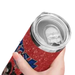 personalized chicago cubs kiss band red skinny tumbler best selling 2.webp