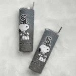 personalized chicago white sox snoopy attitude black skinny tumbler best selling.webp