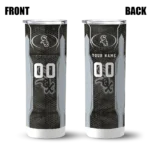 personalized chicago white sox stacked diamond black skinny tumbler best selling.webp